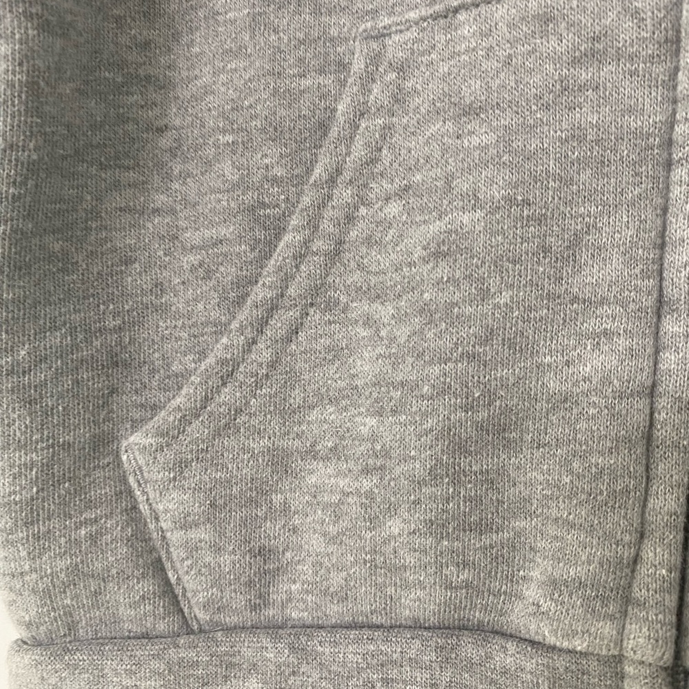 EUC Boy’s Gray Champion Lightweight Zip Hooded Pockets Football Jacket 12 Months - Picture 4 of 8